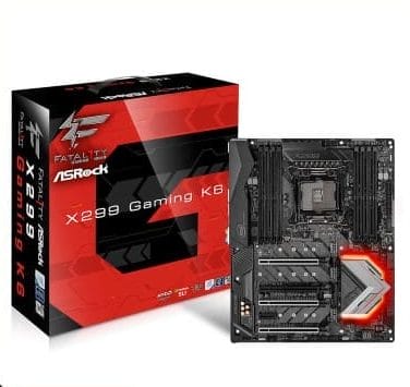 Mainboard Asrock Fatal1ty X299 Gaming K6 (Intel X299, LGA 2066, ATX, 8 Khe Cắm Ram DDR4)