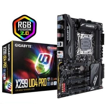MAINBOARD GIGABYTE X299-UD4 PRO (Intel X299, LGA 2066, ATX, 8 Khe Cắm Ram DDR4)