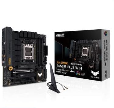 Mainboard ASUS TUF GAMING B650M-PLUS WIFI (AMD B650, Socket AM5, m-ATX, 4 khe RAM DDR5)