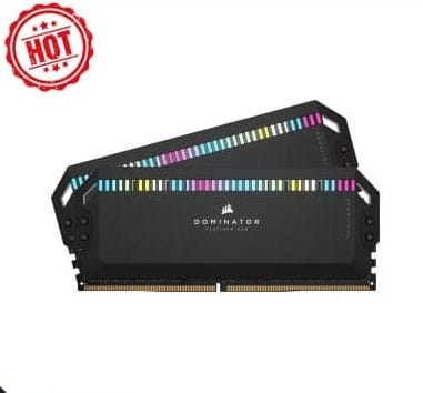 RAM DDR5 CORSAIR DOMINATOR PLATINUM RGB 64GB 5600Mhz (2x32GB) C40
