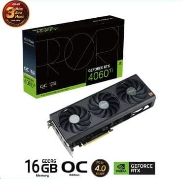 VGA ASUS PROART RTX 4060Ti 16G OC GAMING