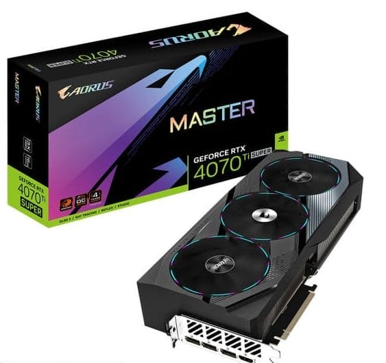 VGA GIGABYTE AORUS RTX 4070 Ti SUPER MASTER 16G