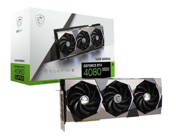 VGA MSI RTX 4080 SUPER 16G SUPRIM X