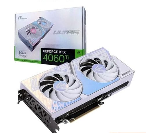 VGA COLORFUL RTX 4060 Ti Ultra W DUO OC 16GB-V (GDDR6, 128-bit, HDMI+DP, 1x8-pin)