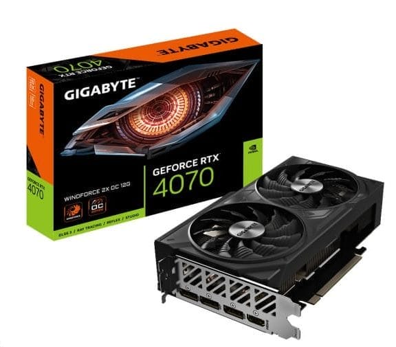 VGA GIGABYTE RTX 4070 WINDFORCE 2X OC 12G