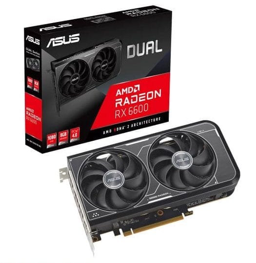 VGA ASUS DUAL RX 6600 8G V3