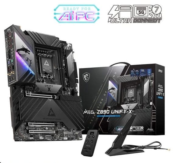 Mainboard MSI MEG Z890 UNIFY-X (Intel Z890, Socket 1851, ATX, 2 khe RAM DDR5)