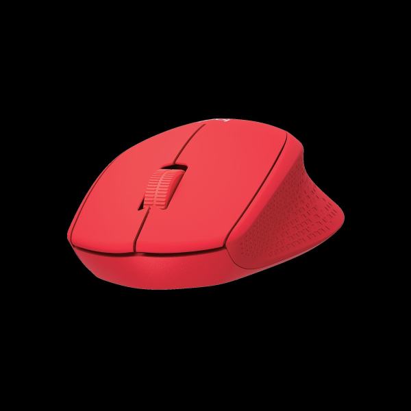 Chuột không dây Logitech M331 Silent Đỏ